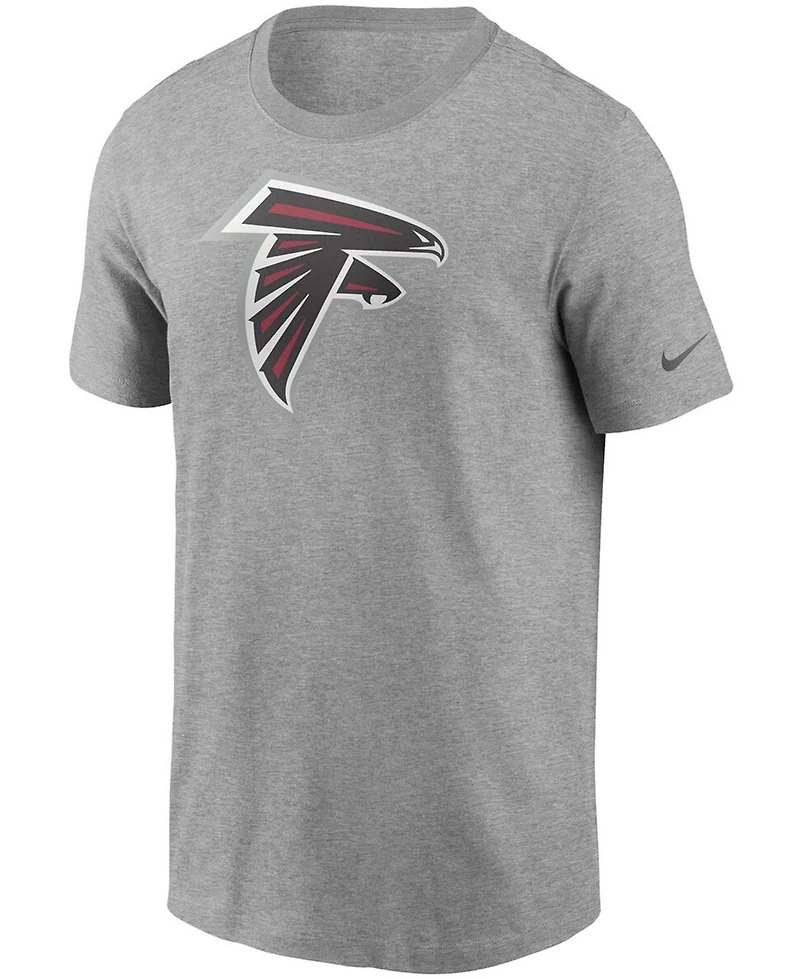 Men's Nike Heathered Gray Atlanta Falcons Primary Logo T-shirt