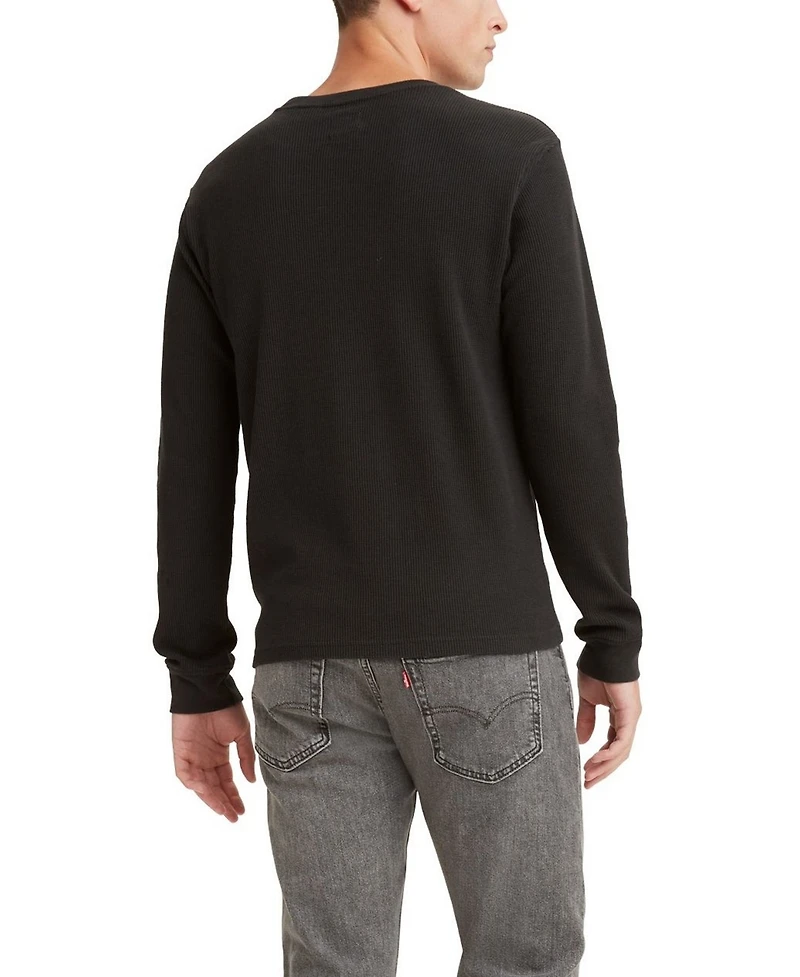 Levi's Men's Waffle Knit Thermal Long Sleeve T-Shirt