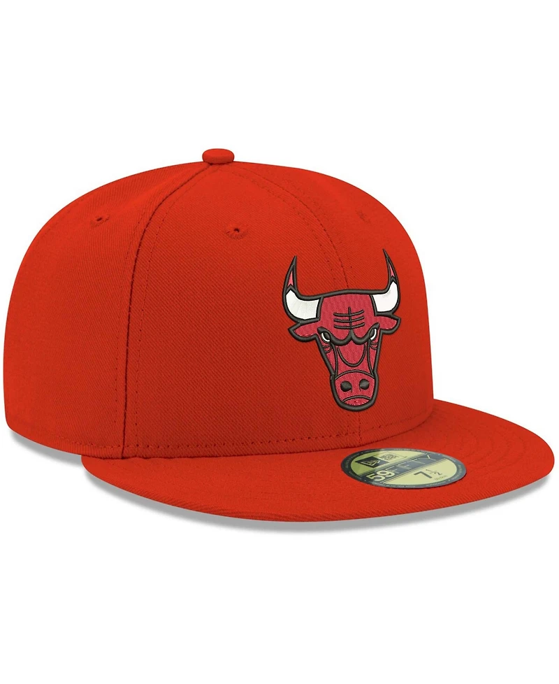 New Era Chicago Bulls Official Team Color 59FIFTY Fitted Cap