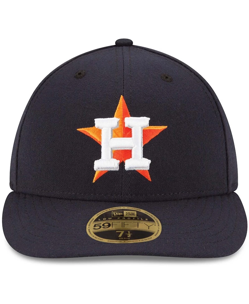 New Era Men's Navy Houston Astros Home Authentic Collection On-Field Low Profile 59FIFTY Fitted Hat