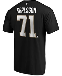 Fanatics Men's Vegas Golden Knights Authentic Stack Player Name and Number T-Shirt - William Karlsson