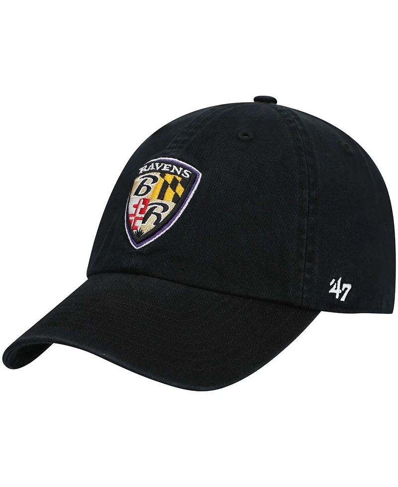 '47 Brand Men's Baltimore Ravens Clean Up Alternate Adjustable Cap