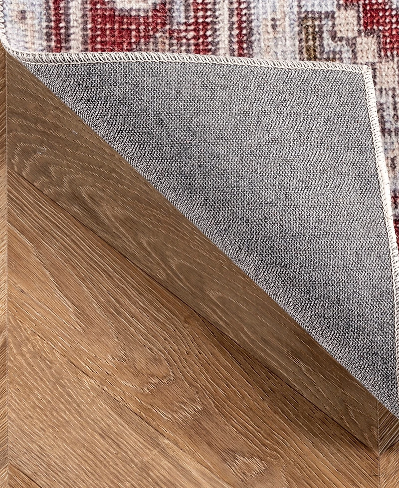 nuLoom Aurora HJAU10A Machine-Washable 5' x 8' Area Rug