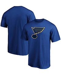 Men's Blue St. Louis Blues Team Primary Logo T-shirt