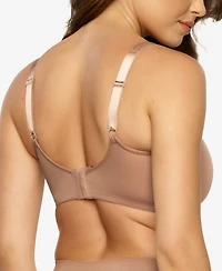Plus Size Amaranth Cushioned Comfort Unlined Minimizer Underwire Bra