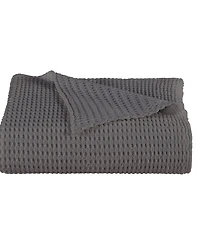 White Sand Pebble Beach Honeycomb Coverlet
