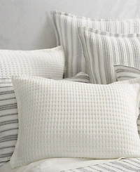 White Sand Pebble Beach Honeycomb Sham, Standard