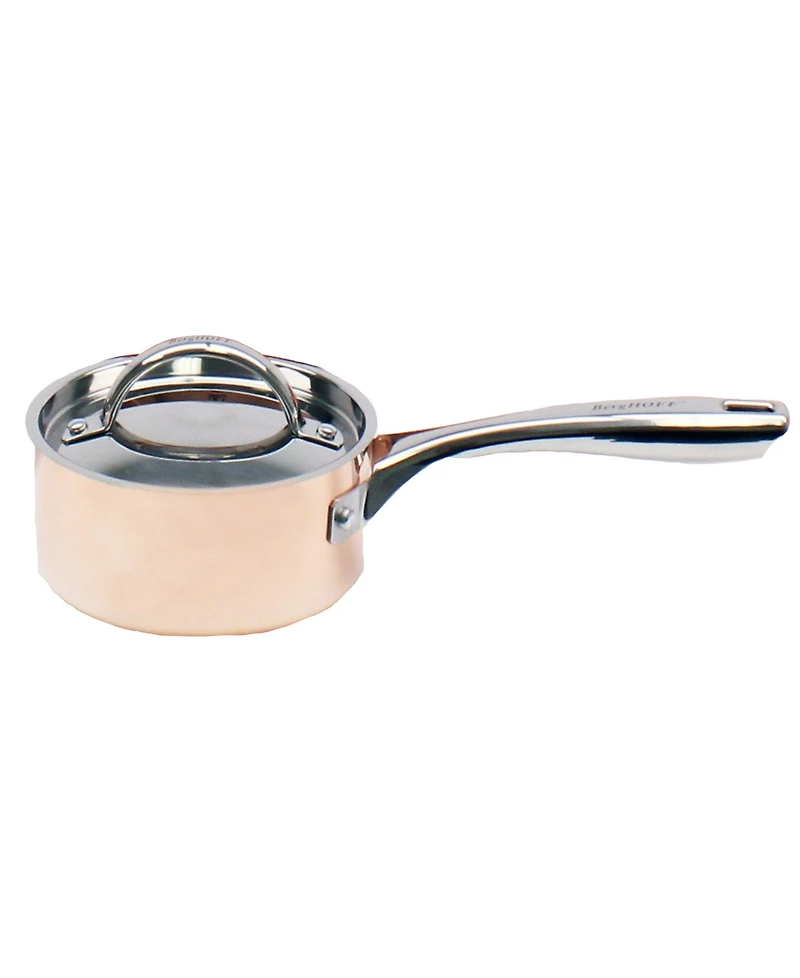 Tri-Ply 8" Covered Saucepan, Non-Hammered