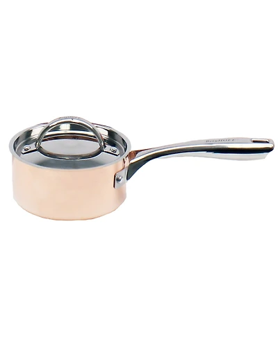 Tri-Ply 8" Covered Saucepan, Non-Hammered