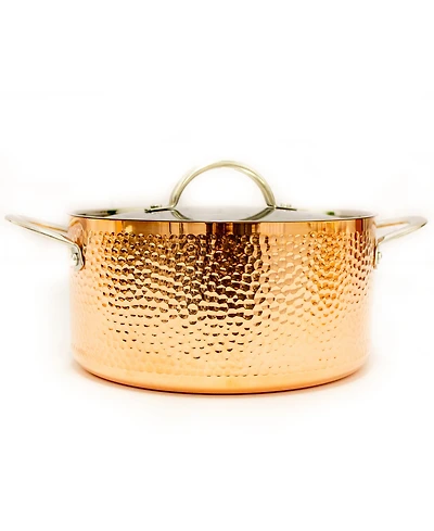 Tri-Ply 9.5" Covered Dutch Oven, Hammered