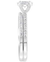 Effy Diamond Cluster Bridal Set (1/2 ct. t.w.) 14k White Gold