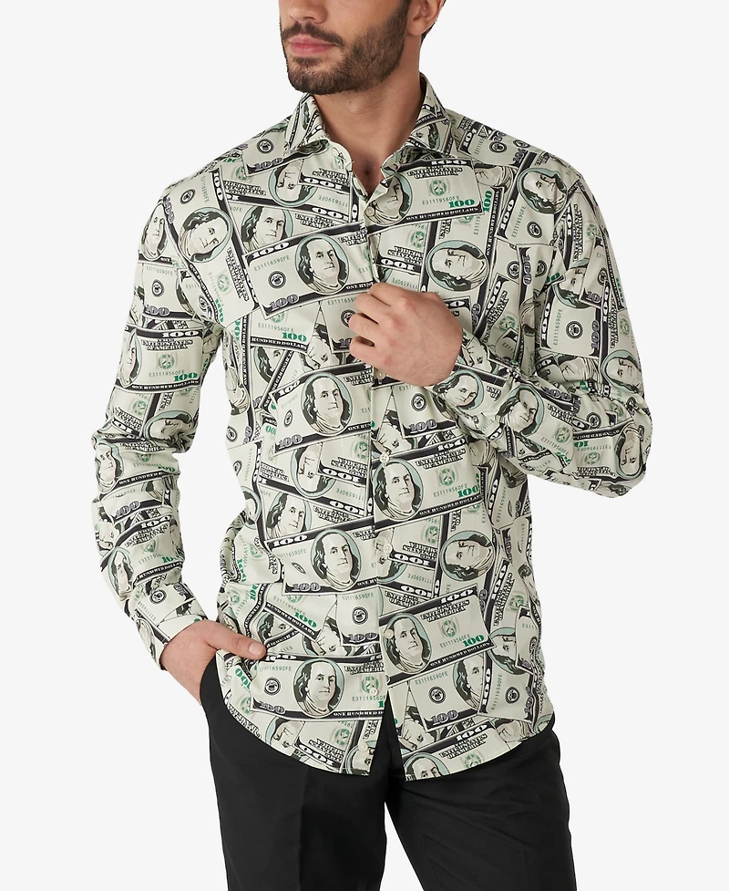 OppoSuits Men's Printed Theme Party Shirts For Men