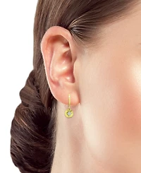 Giani Bernini Cubic Zirconia Starburst Disc Drop Earrings, Created for Macy's