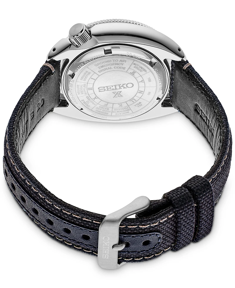Seiko Men's Automatic Prospex Blue Nylon Strap Watch 42mm