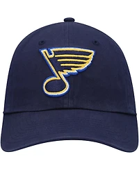 Men's Navy St. Louis Blues Core Primary Logo Adjustable Hat