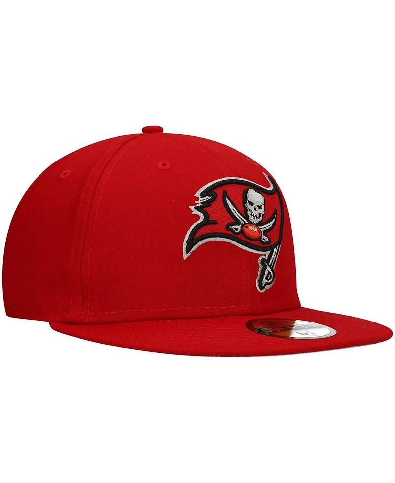 Men's Red Tampa Bay Buccaneers Team Basic 59FIFTY Fitted Hat
