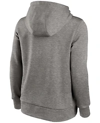 Women's Heathered Charcoal Los Angeles Rams Performance Pullover Hoodie