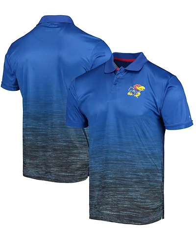 Men's Royal Kansas Jayhawks Marshall Polo