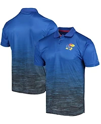 Men's Royal Kansas Jayhawks Marshall Polo