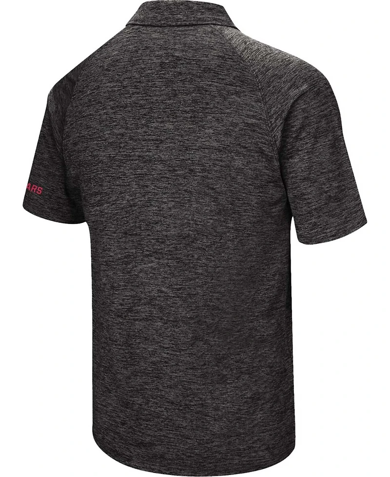 Men's Black Washington State Cougars Down Swing Polo