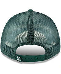 Men's Green Oakland Athletics Trucker 9FORTY Adjustable Snapback Hat