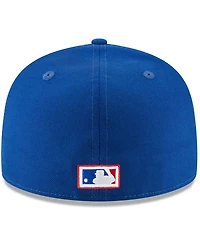 Men's Blue Texas Rangers Cooperstown Collection Wool 59FIFTY Fitted Hat
