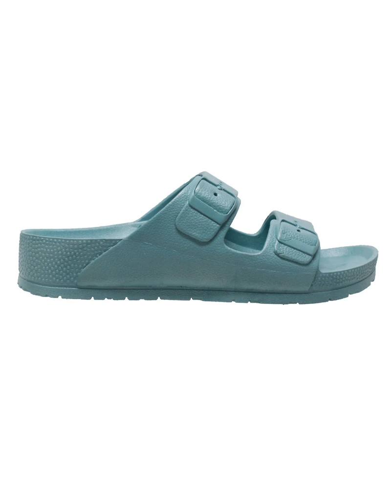 Women's Two Band Sandals Aqua
