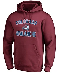 Men's Burgundy Colorado Avalanche Team Victory Arch Pullover Hoodie