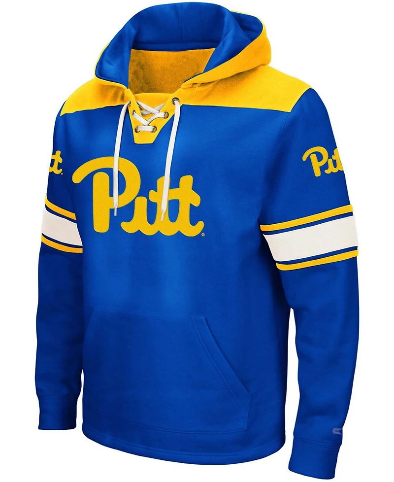 Colosseum Men's Pitt Panthers 2.0 Lace-Up Pullover Hoodie