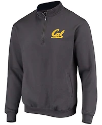 Men's Charcoal Cal Bears Tortugas Logo Quarter-Zip Jacket