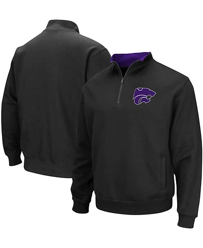 Men's Black Kansas State Wildcats Tortugas Logo Quarter-Zip Jacket