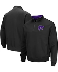 Men's Black Kansas State Wildcats Tortugas Logo Quarter-Zip Jacket