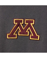 Men's Charcoal Minnesota Golden Gophers Tortugas Logo Quarter-Zip Jacket