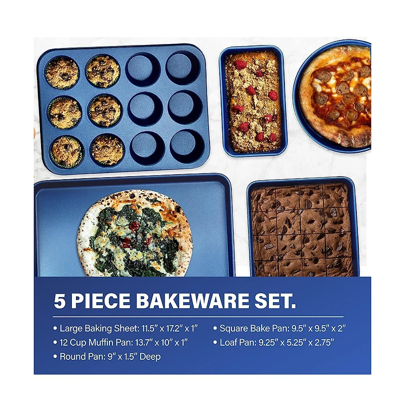20-Piece Nonstick Bakeware and Cookware Set