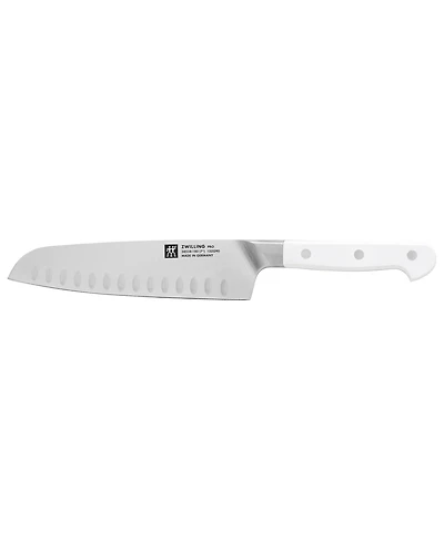 Zwilling Pro Le Blanc 7" Slim Hollow Edge Santoku Knife