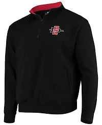 Men's Colosseum San Diego State Aztecs Tortugas Logo Quarter-Zip Jacket