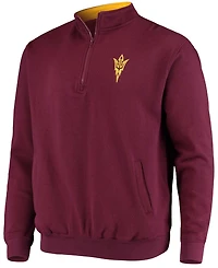 Men's Maroon Arizona State Sun Devils Tortugas Logo Quarter-Zip Jacket