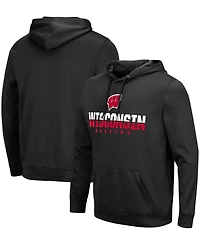 Colosseum Men's Wisconsin Badgers Lantern Pullover Hoodie