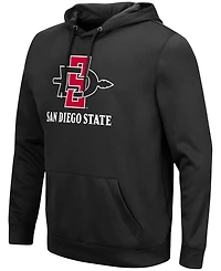 Men's Black San Diego State Aztecs Lantern Pullover Hoodie