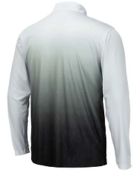 Men's Gray Arizona State Sun Devils Magic Team Logo Quarter-Zip Jacket