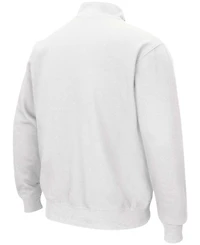 Men's White Clemson Tigers Tortugas Logo Quarter-Zip Pullover Jacket