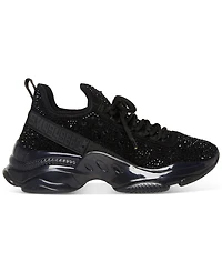 Steve Madden Women's Maxima Rhinestone-Trim Trainer Sneakers