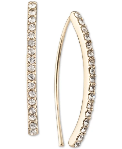 Lauren Ralph Pave Threader Earrings