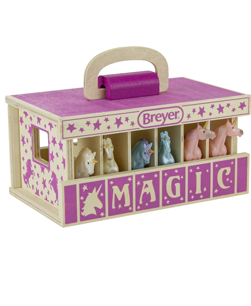 Breyer Horses Unicorn Magic 1:32 Scale Stable Mate Play Set, 6 Piece