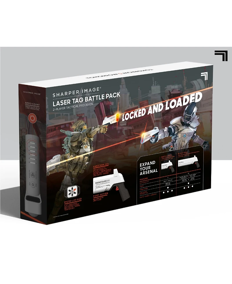 Sharper Image 2 Player Laser Tag Handtank Starter Set