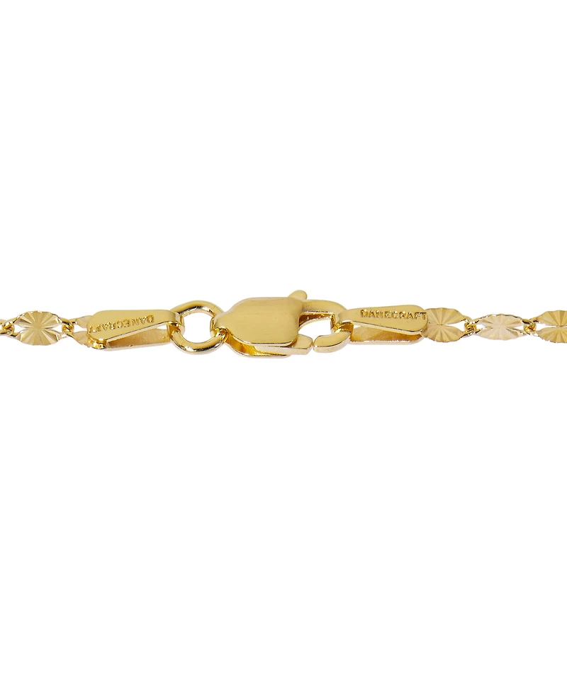 Giani Bernini Textured Disc Ankle Bracelet, Created for Macy's