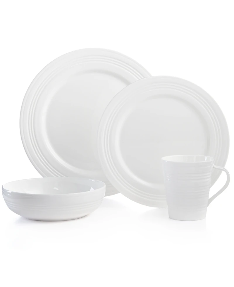 Lenox Dinnerware, Tin Can Alley 4 Degree Round 4 Piece Place Setting