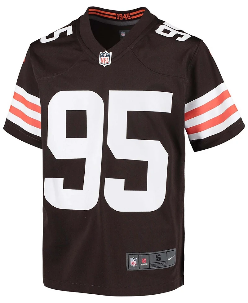 Nike Big Boys Myles Garrett Cleveland 1946 Collection Alternate Game Jersey