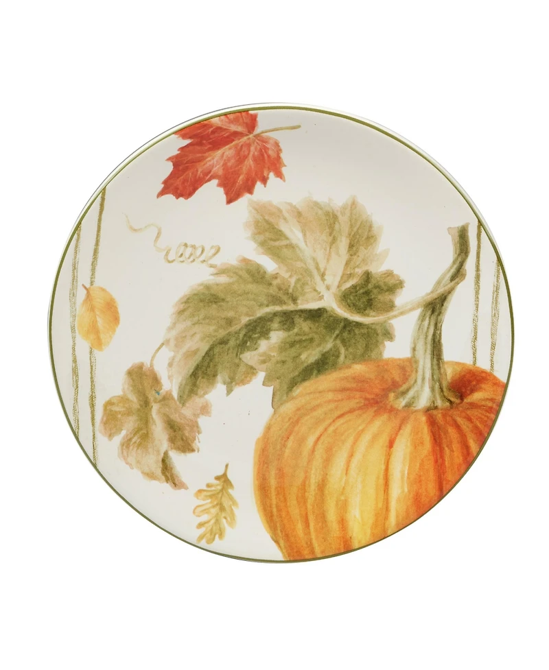 Certified International Autumn Harvest Dessert Plate, Set of 4