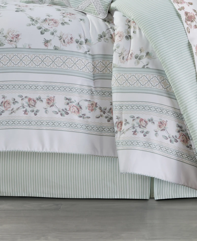 Royal Court Rialto Classic Floral 4-Pc. Comforter Set, Queen